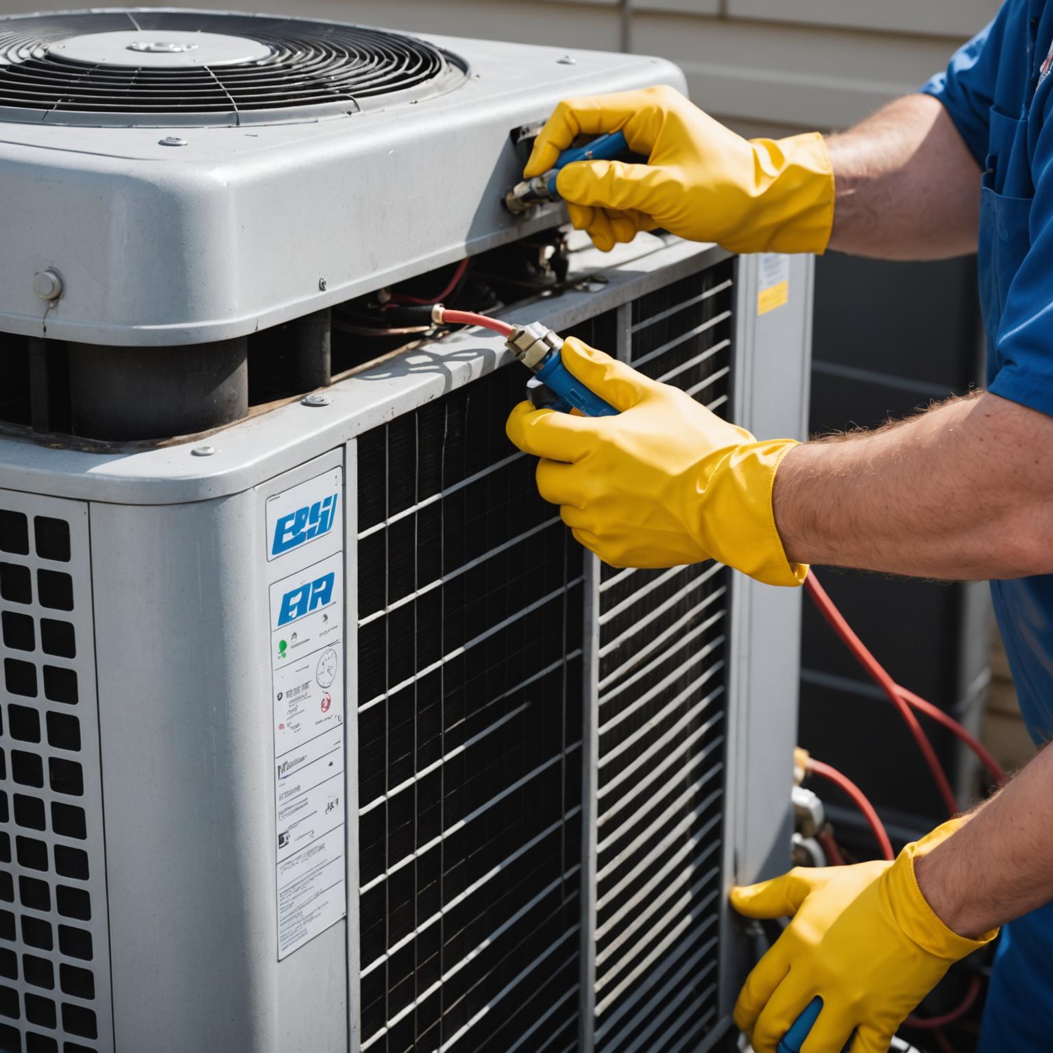 Deep chemical cleaning of an air conditioner evaporator coil